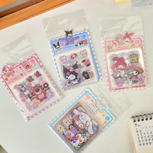 25 Sheets Sanrio Self-Adhesive Stickers Set – Kuromi | Cute Kawaii Cartoon Waterproof Stickers for Journals, Laptops, Scrapbooks, DIY Art & Crafts